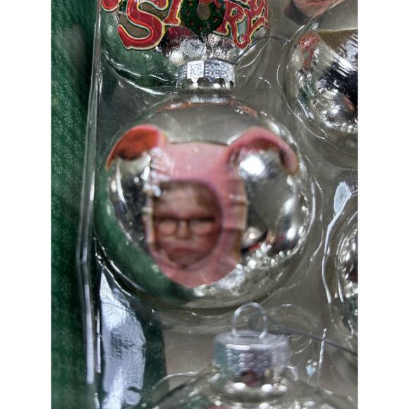 Vtg A Christmas Story Tree Ornaments Handmade Decoupage Set of 12 - Picture 4 of 7